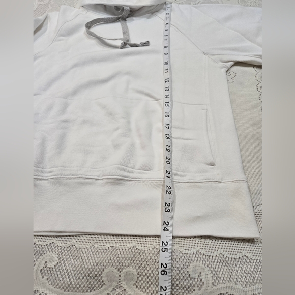 Free People Movement White Long Sleeve Polo Sweatshirt Size S - Picture 5 of 9